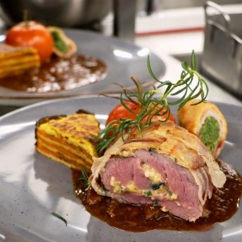 Gefülltes Rinderfilet