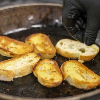 Pfifferlings-Bruschetta