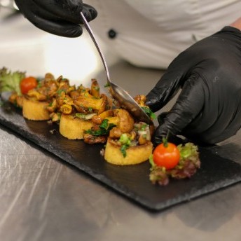 Pfifferlings-Bruschetta