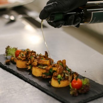 Pfifferlings-Bruschetta