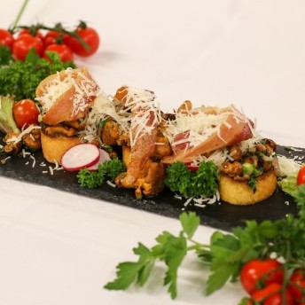 Pfifferlings-Bruschetta