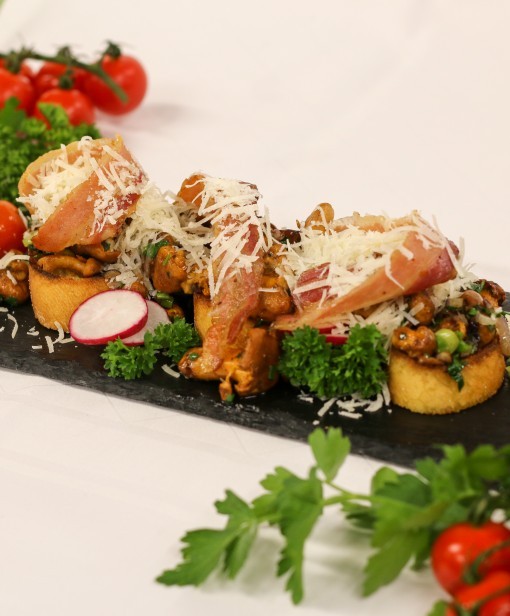 Pfifferlings-Bruschetta