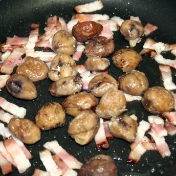 Maronensuppe - Einlage