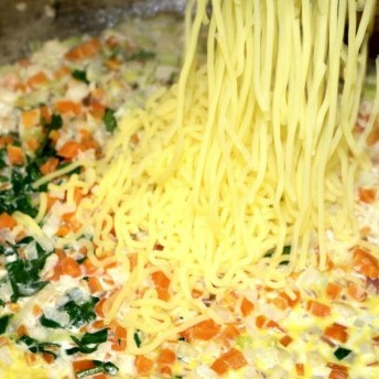 Gefüllte Kohlrabi - Zubereitung der Füllung