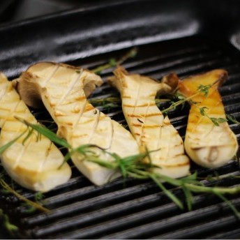 gebratene Kräutersaitlinge