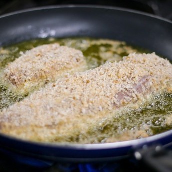 Kalbsfilet im Knuspermantel