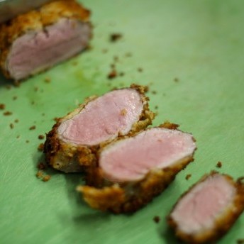 Kalbsfilet im Knuspermantel