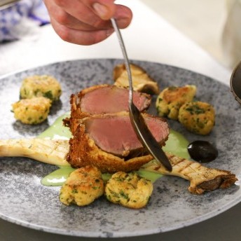 Kalbsfilet im Knuspermantel