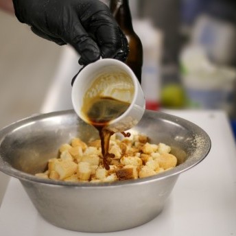 Vorbereitung Löffelbiskuit