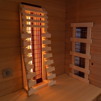 Genießen Sie die angenehme Hitze unserer Wärmekabine