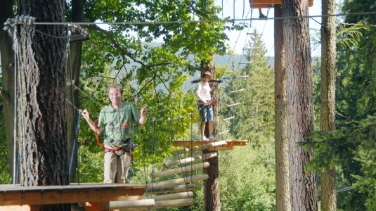 Bischofsgrün climbing forest