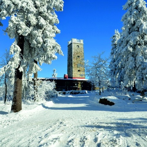 Asenturm am Gipfel des Ochsenkopfes
